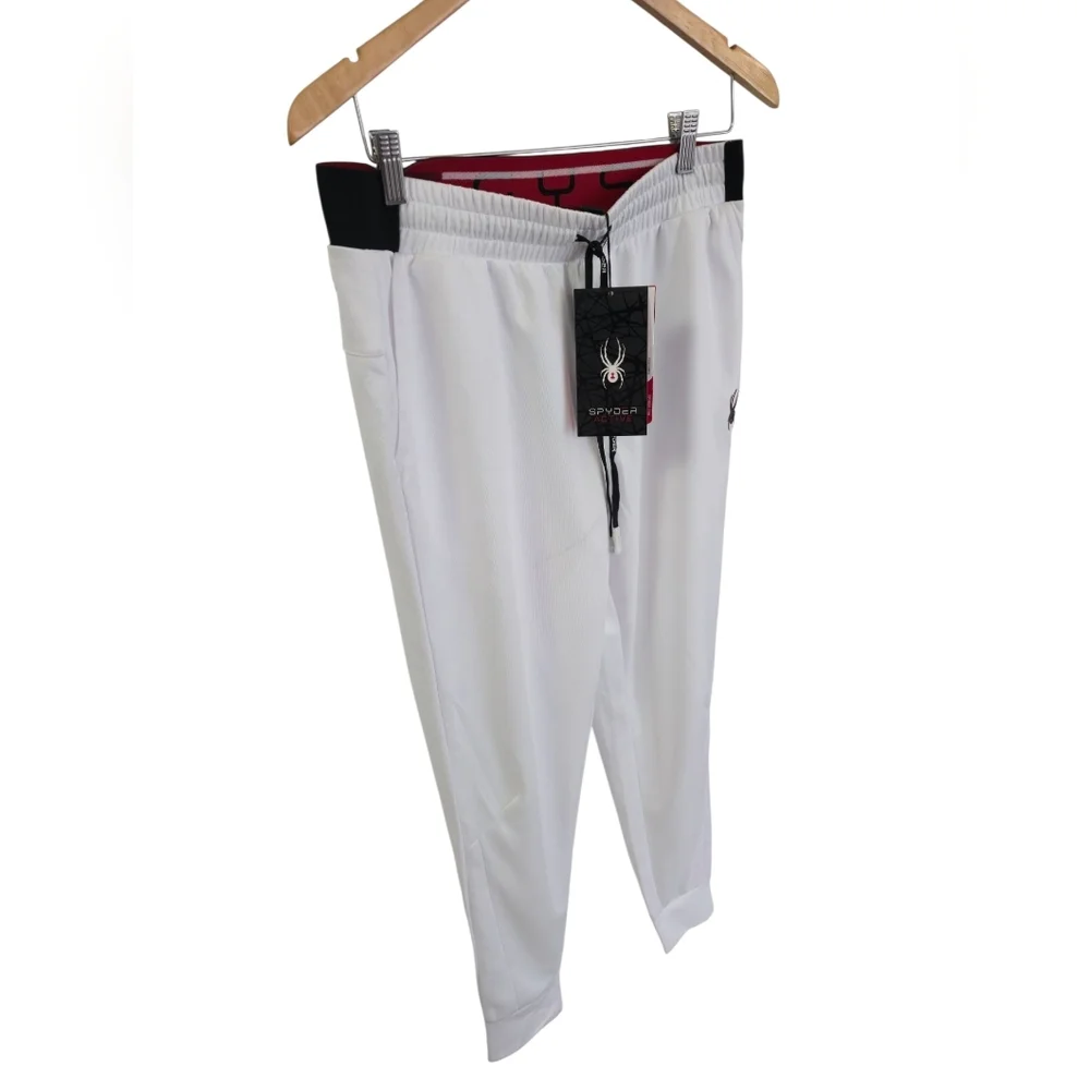 NWT Spyder Men's Active Joggers White Size Medium